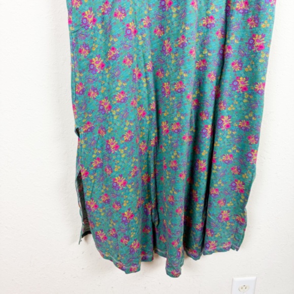 Natural Life Hangout Floral Cotton Midi Dress Size Medium - Picture 6 of 6